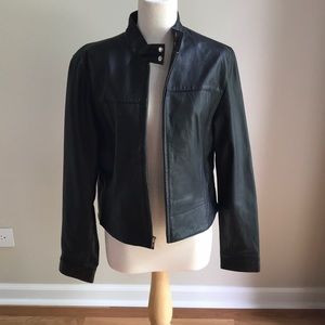 Gorgeous Vintage Black Leather Jacket